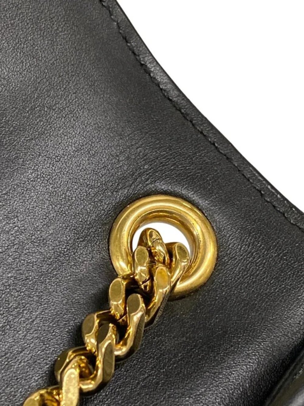 SAINT LAURENT PARIS Kate Small 354120 Black Leather Shoulder Bag - Picture 8 of 15